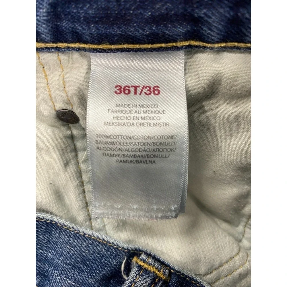 Polo‎ Ralph Lauren Mens 36Tx36 (34x34) Blue Authentic Dungarees Classic Straight